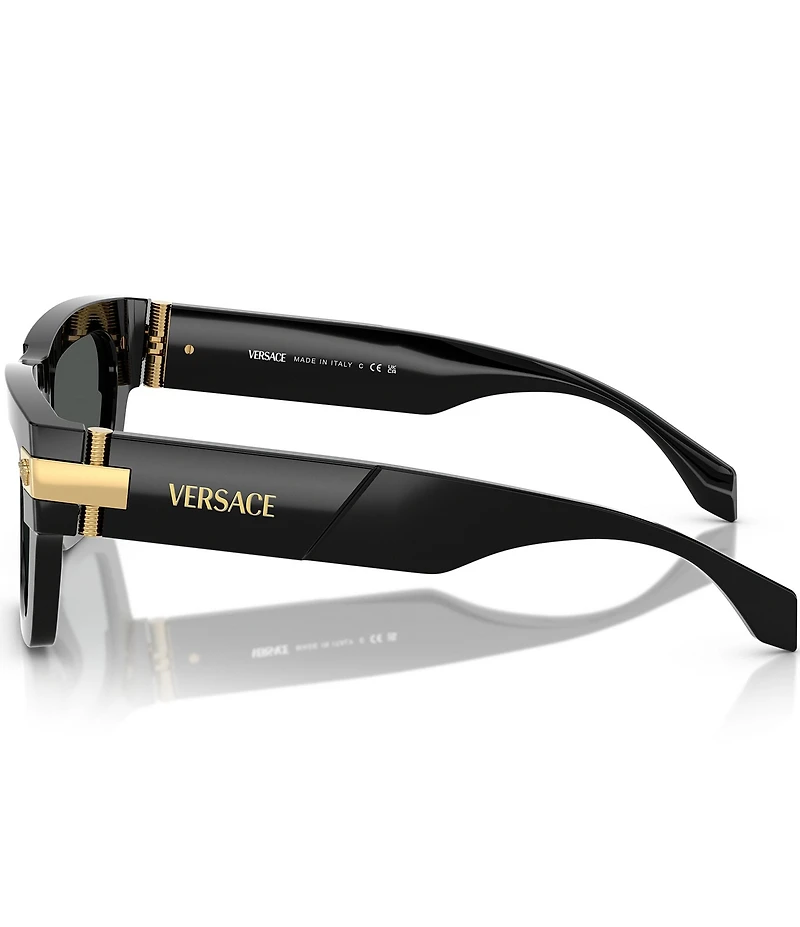 Versace Men's VE4464F 55mm Rectangle Sunglasses