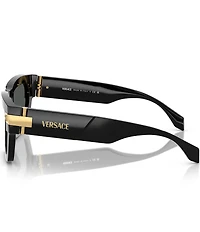 Versace Men's VE4464F 55mm Rectangle Sunglasses