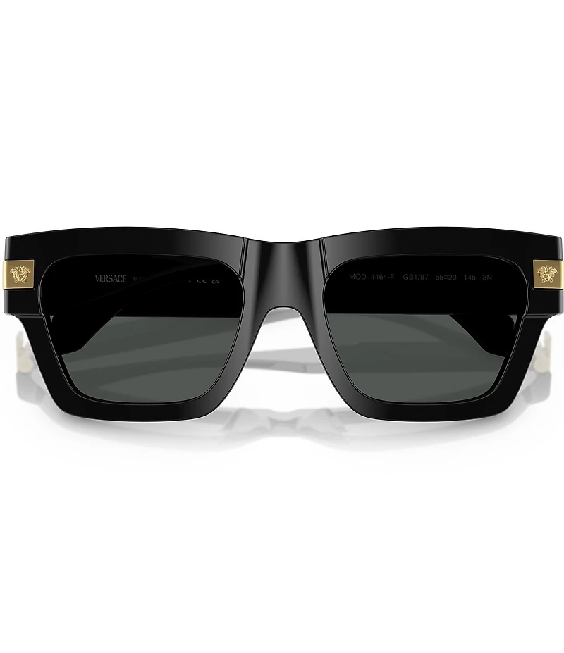 Versace Men's VE4464F 55mm Rectangle Sunglasses