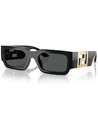 Versace Men's VE4506U 54mm Rectangle Sunglasses