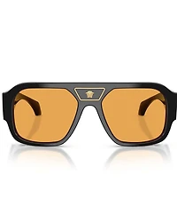 Versace Men's VE4508U 56mm Retro Square Sunglasses