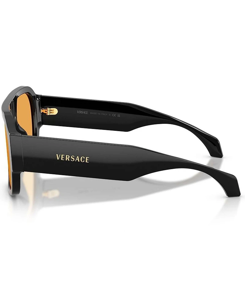 Versace Men's VE4508U 56mm Retro Square Sunglasses