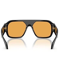 Versace Men's VE4508U 56mm Retro Square Sunglasses