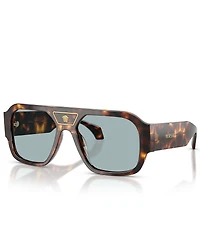 Versace Men's VE4508U 56mm Square Sunglasses