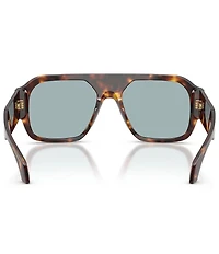 Versace Men's VE4508U 56mm Square Sunglasses