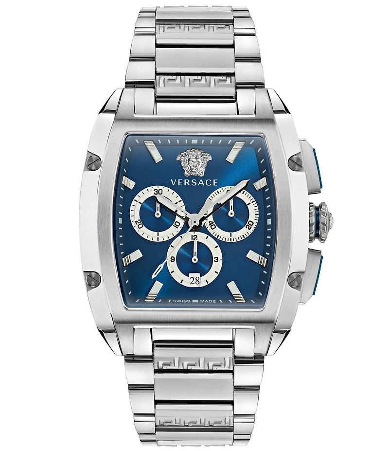 Versace Men's Versace Dominus Chronograph Stainless Steel Bracelet Watch