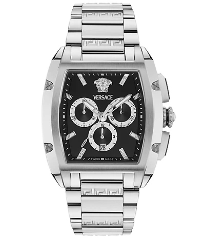 Versace Men's Versace Dominus Chronograph Stainless Steel Bracelet Watch