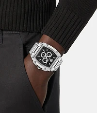 Versace Men's Versace Dominus Chronograph Stainless Steel Bracelet Watch
