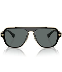 Versace Men's Polarized Navigator Sunglasses