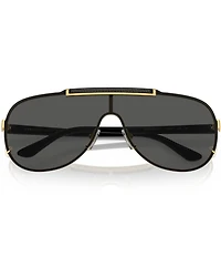 Versace Men's VE214040 Shield Sunglasses