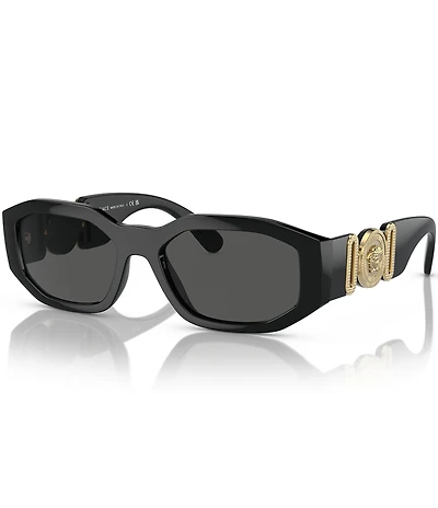 Versace Men's VE4361 Rectangular Slim Sunglasses