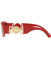 Versace Unisex Medusa Biggie 53mm Statement Sunglasses