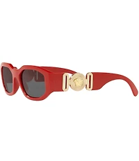 Versace Unisex Medusa Biggie 53mm Statement Sunglasses