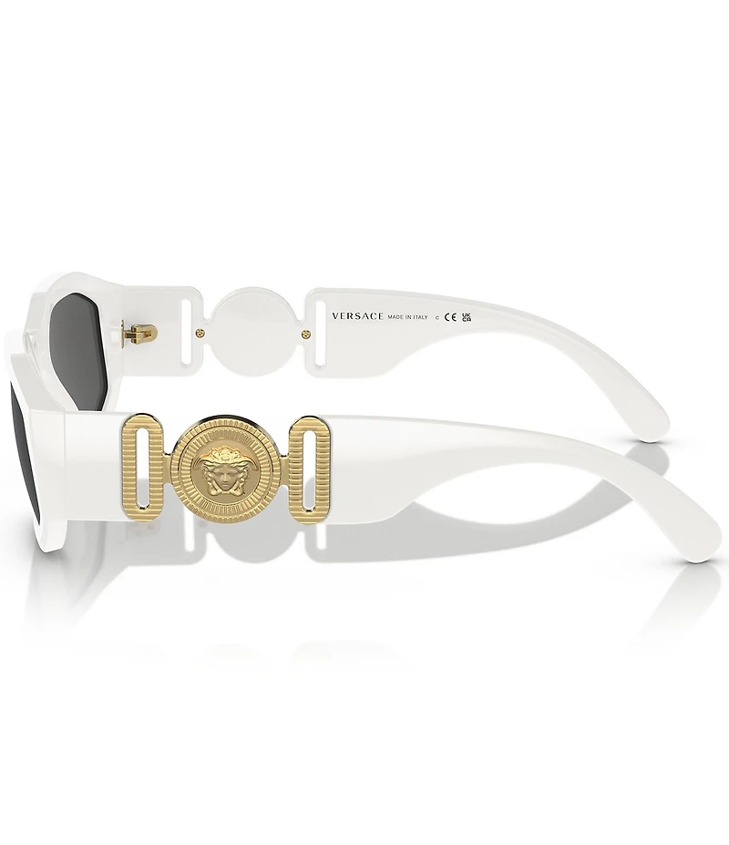 Versace Unisex Medusa Biggie 53mm Statement Sunglasses