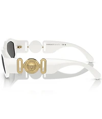 Versace Unisex Medusa Biggie 53mm Statement Sunglasses