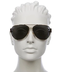 Versace Unisex Greca 61mm Aviator Sunglasses