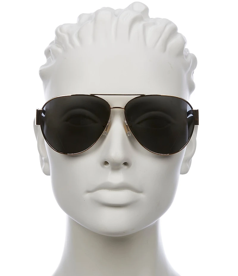 Versace Unisex Greca 61mm Aviator Sunglasses