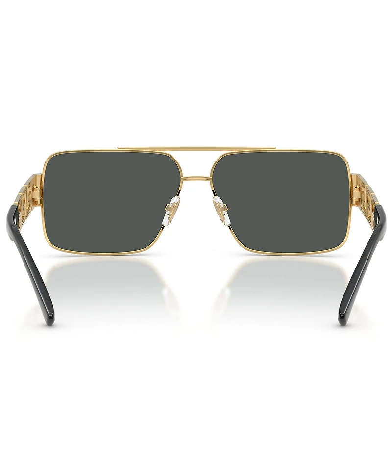 Versace Unisex Greca 61mm Navigator Sunglasses