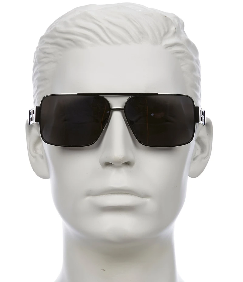Versace Unisex Greca 61mm Navigator Sunglasses