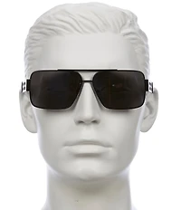 Versace Unisex Greca 61mm Navigator Sunglasses