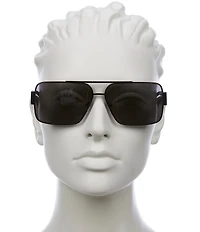 Versace Unisex Greca 61mm Navigator Sunglasses