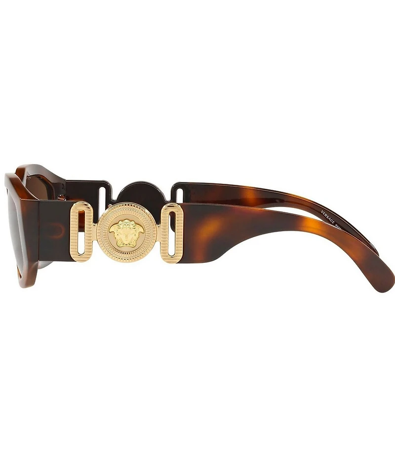 Versace Unisex Medusa Biggie 53mm Tortoise Sunglasses