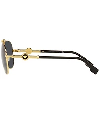 Versace Unisex Ve2236 59mm Aviator Sunglasses