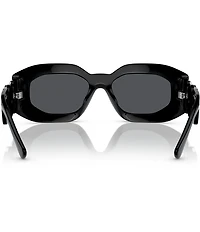 Versace Unisex Ve4425u Maxi Biggie Rectangle Sunglasses