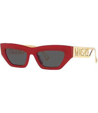 Versace 90's Logo Statement Cat Eye Sunglasses