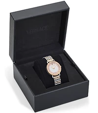 Versace Women's Daedalus Analog Two Tone Stainless Steel Bracelet Watch