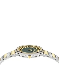 Versace Women's Daedalus Analog Two Tone Stainless Steel Bracelet Watch