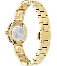 Versace Women's Greca Goddess Analog Gold Tone Stainless Steel Bracelet Watch