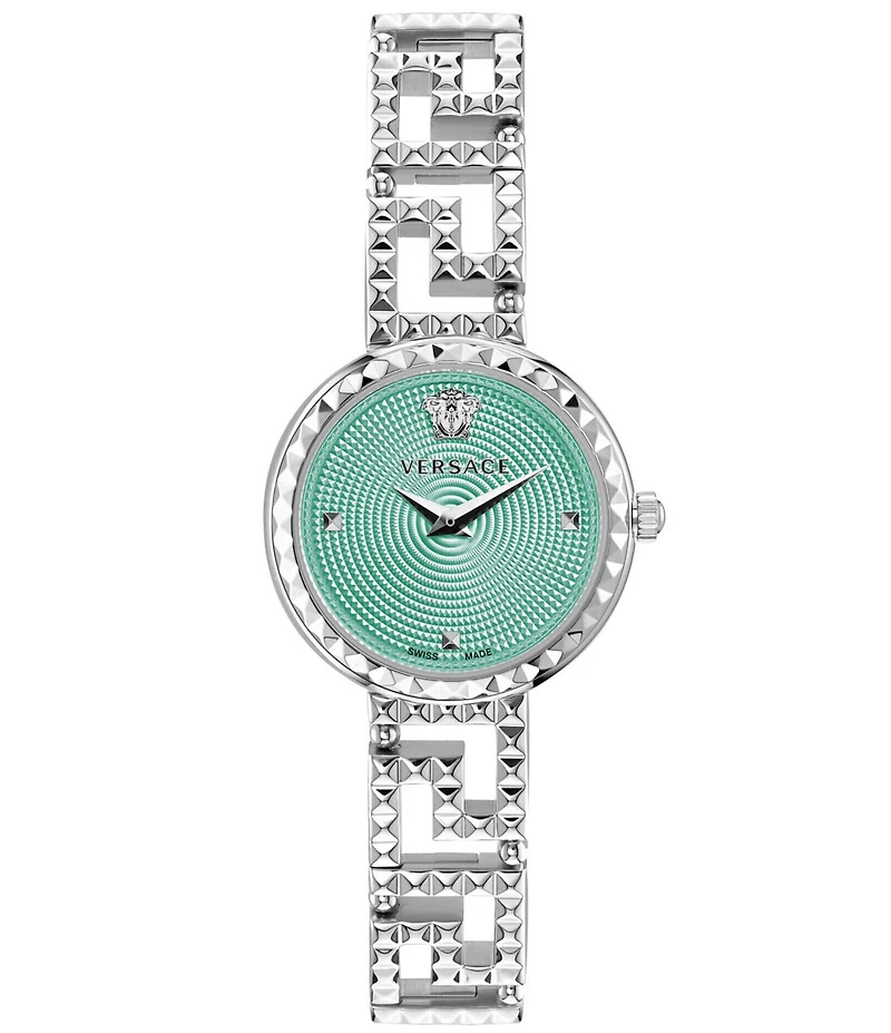 Versace Women's Greca Goddess Analog Stainless Steel Bracelet Watch