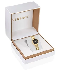 Versace Women's Greca Goddess Quartz Analog Gold Stainless Steel Bracelet Watch