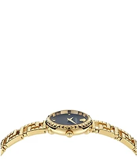 Versace Women's Greca Goddess Quartz Analog Gold Stainless Steel Bracelet Watch