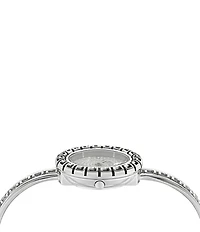 Versace Women's Greca Pendant Diamond Quartz Analog Stainless Steel Bracelet Watch