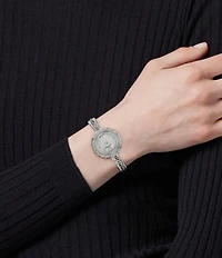 Versace Women's Greca Pendant Diamond Quartz Analog Stainless Steel Bracelet Watch