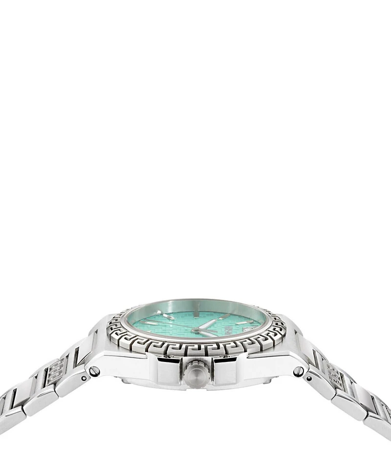 Versace Women's Greca Reaction Analog Stainless Steel Bracelet Watch