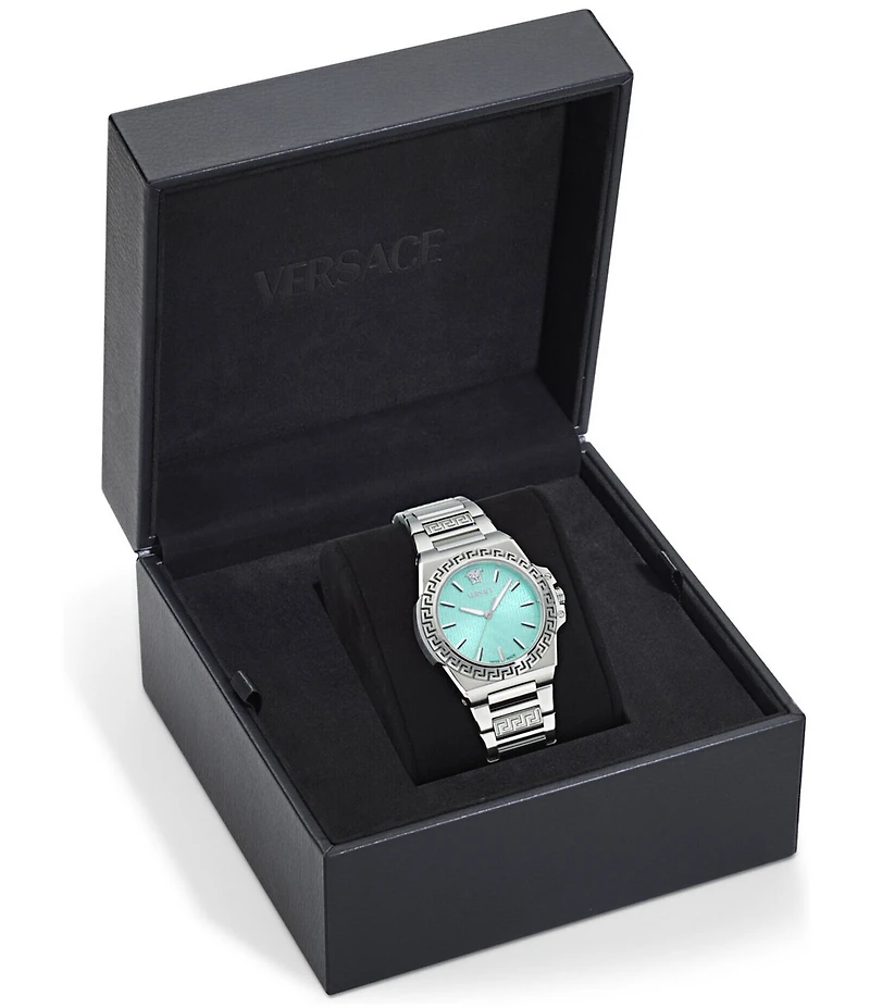 Versace Women's Greca Reaction Analog Stainless Steel Bracelet Watch
