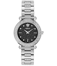 Versace Women's Greca Sphere Petite Quartz Analog Stainless Steel Bracelet Watch