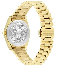Versace Women's Millenyium Analog Gold Tone Stainless Steel Bracelet Watch