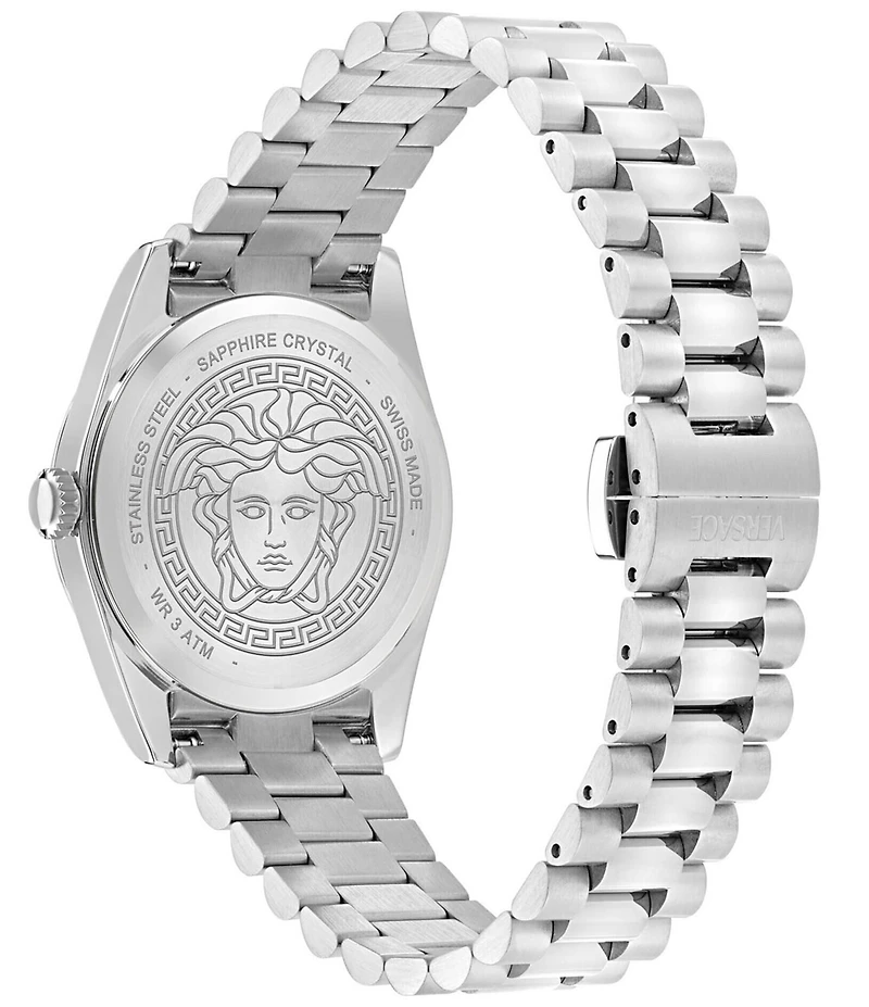 Versace Women's Millenyium Analog Stainless Steel Bracelet Watch