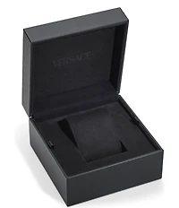 Versace Women's Mosaic Quartz Two Hand Gold Stainless Steel Mesh Bracelet Watch