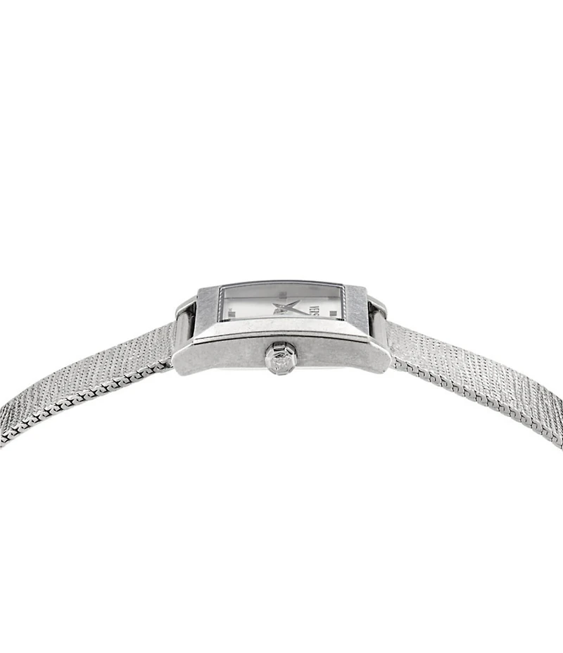 Versace Women's Mosaic Quartz Two Hand Stainless Steel Mesh Bracelet Watch