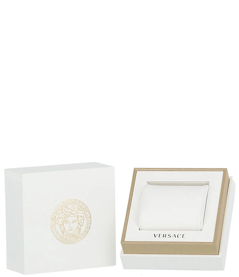 Versace Women's Thea Quartz Analog Two Tone Stainless Steel Bracelet Watch