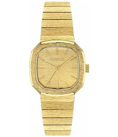 Versace Women's V-Arcadis Quartz Analog Gold Tone Stainless Steel Bracelet Watch