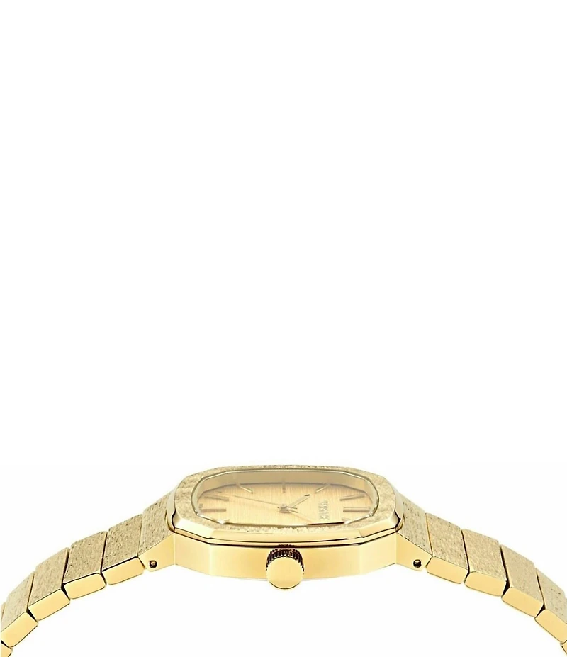 Versace Women's V-Arcadis Quartz Analog Gold Tone Stainless Steel Bracelet Watch