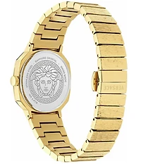 Versace Women's V-Arcadis Quartz Analog Gold Tone Stainless Steel Bracelet Watch