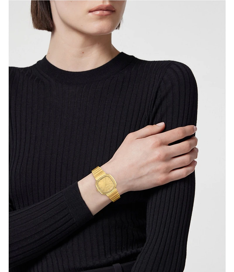 Versace Women's V-Arcadis Quartz Analog Gold Tone Stainless Steel Bracelet Watch