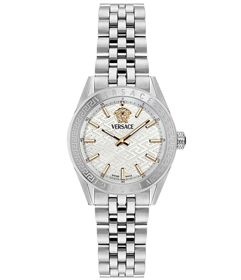 Versace Women's V-Code Analog Stainless Steel Bracelet Watch